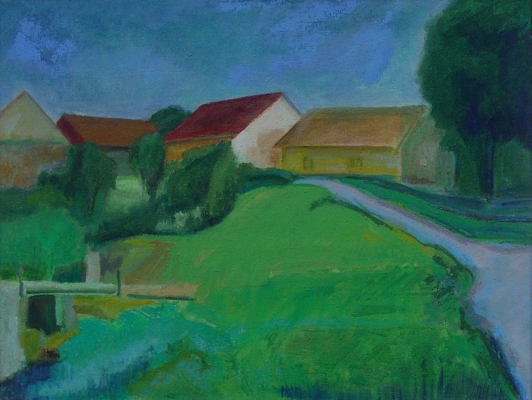 Žďárec, 1994, olej na plátně, 60x80 cm.jpg