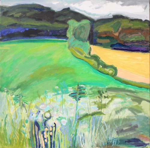 Kvetoucí trávy, 2016, 80x80 b