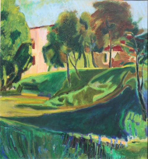 Motiv ze Semtěše, 2012, 65x60 b