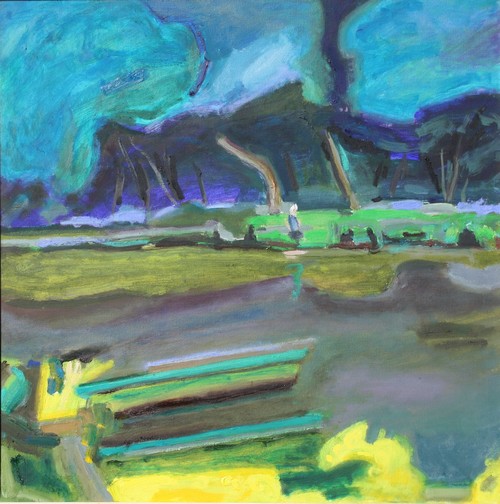 Ohře v Černčicích, 2016, 50x50 b