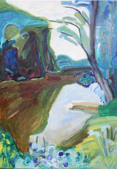 Řeka, 2016, 70x50 b